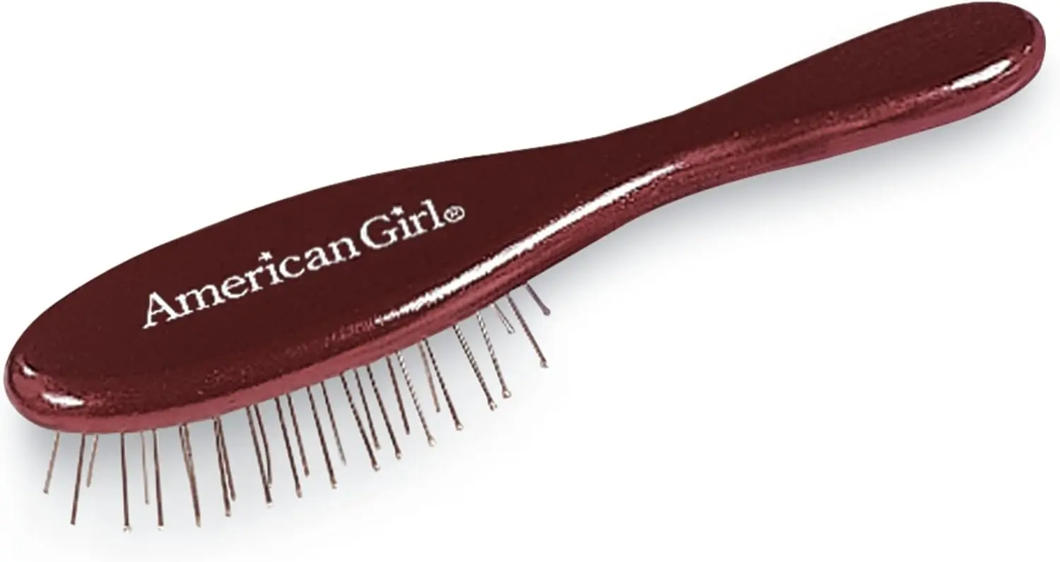 

18-inch Doll Brush with Wooden Handle and Wire Bristles, Suitable for Ages 8+