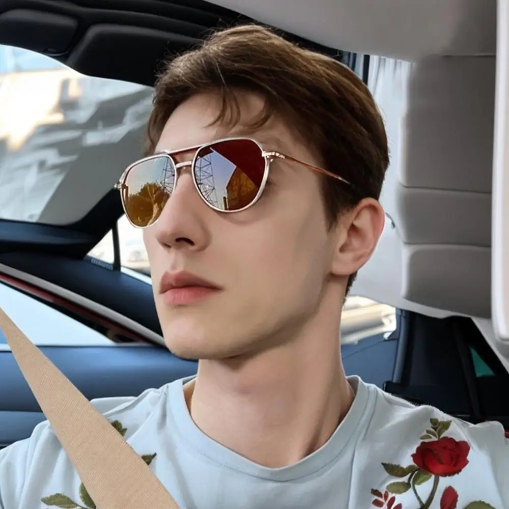 

Retro Small Oval Metal Frame Sunglasses Women Men Punk Sun Glasses Outdoor Driving Fishing Sun Glasses Classic Round Eyewear