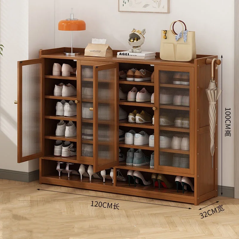 Top Quality Modern Bamboo Rack Storage Shoe Cabinet Organizer for Entryway