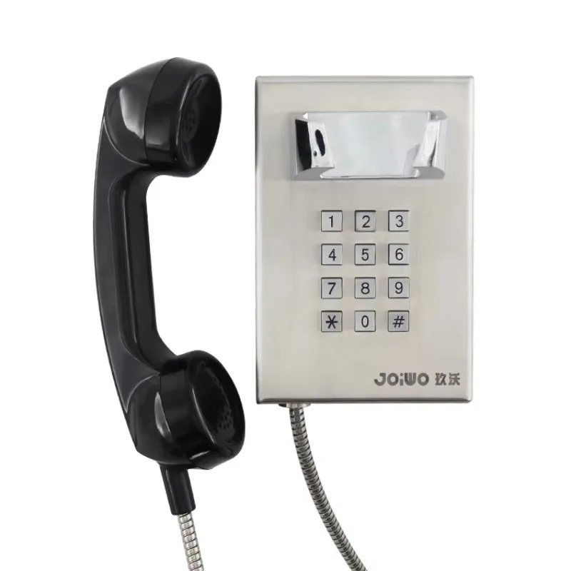Anti-vandal mini System payphone Wall Mounted analogue Phone Jail Rugged Telephone