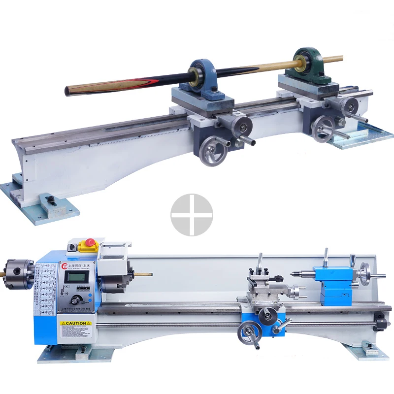 210 Double Chuck Manual  Metal Lathe Machine With Casting Bed For Pool Repairing