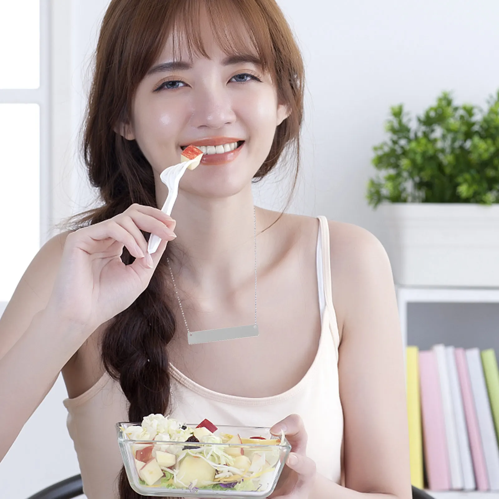 

30pcs Strip Pendants Copper Diy Necklace Pendant Jewelry Supplies Craft Accessories Charm Copper Pendants Decor