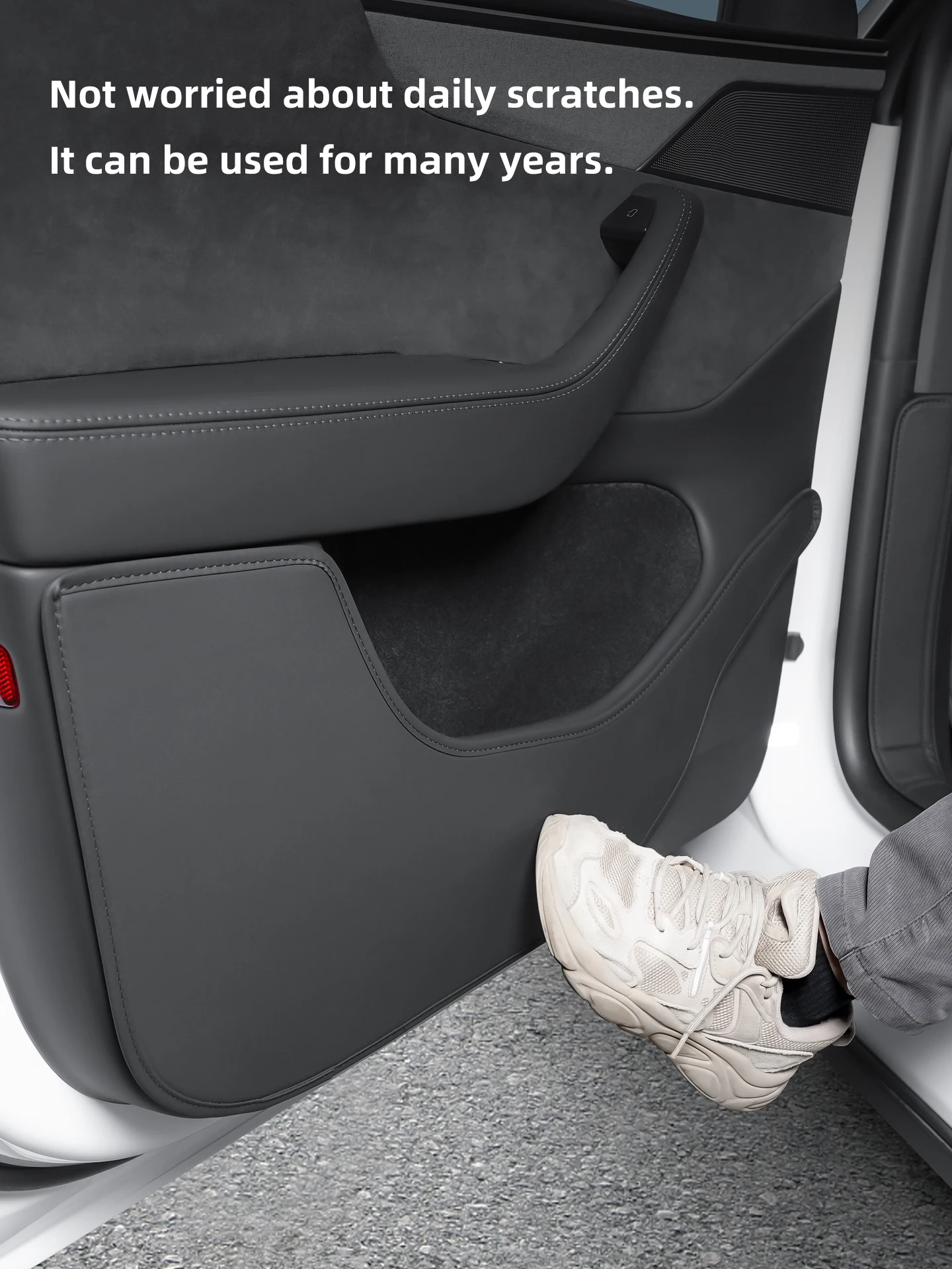 Für Tesla Model Y Juniper 3 Highland YL Autotür-Antikick-Pads Seitentürverkleidungs-Schutz Anti-Schmutz-Pad Auto-Innendekorationszubehör – Detail 6