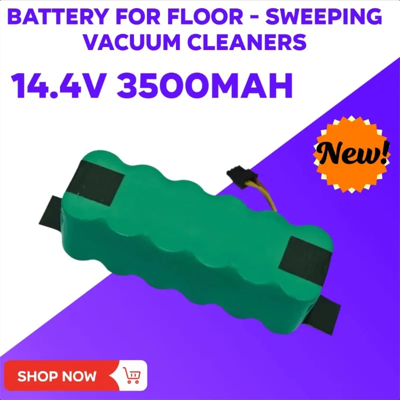 

14.4V 3500mah Battery for Panda X500 for Dibea X500 X580 X900 for Haier T322 T321 T320 Vacuum Cleaner CR120 CR121 CR540 Battery