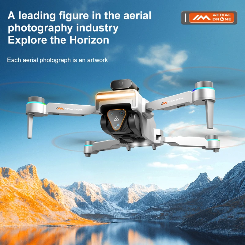 2025년 신형 M4 드론 WiFi FPS 미니 4K HD 듀얼 카메라 장애물 회피 전동 쿼드콥터 장난감 선물