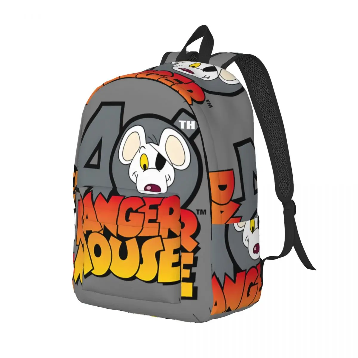 High Street Remarkable Children's Bags High School Retro Washable Danger mouse Teenager Rucksack Gift