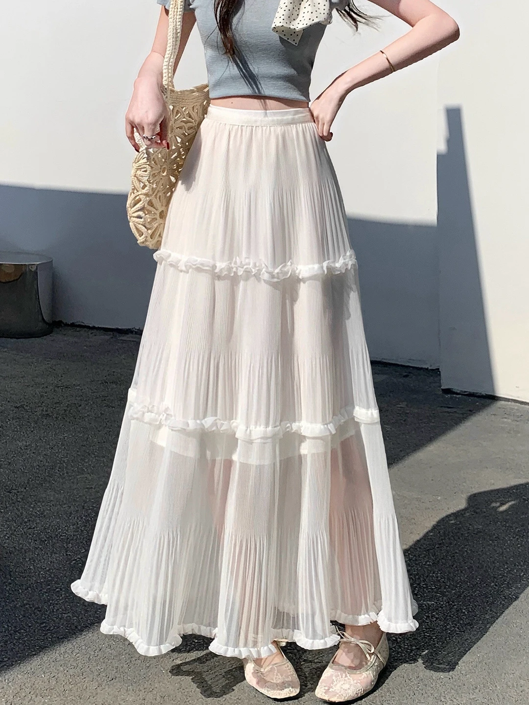 

Рекомендованная Эмили Клуд: Длинная юбка А-силуэта с высокой талией, плиссированная, из тюля, для весны и лета, повседневная.