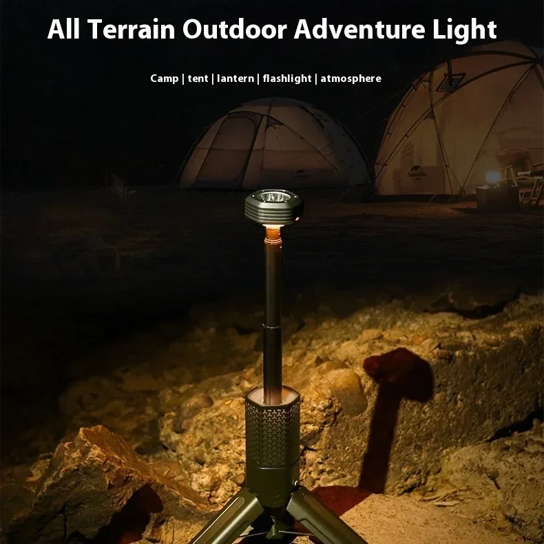 Arashi Star Tower LED All Terrain Multi-function Outdoor Camping Light Portable Retractable Tripod Fold Lantern Adventure Light