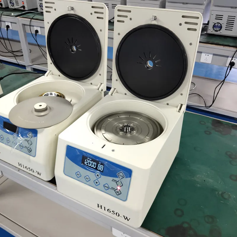 H1650-W Bentch Tabletop High Speed Micro Centrifuge Machine Centrifuga Laboratorio with Angle Rotor Capacity