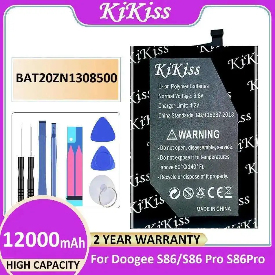 

Хорошая низкотемпературная стабильная батарея для мобильного телефона BAT20ZN1308500 для Doogee S86 Pro S86pro 12000 мАч