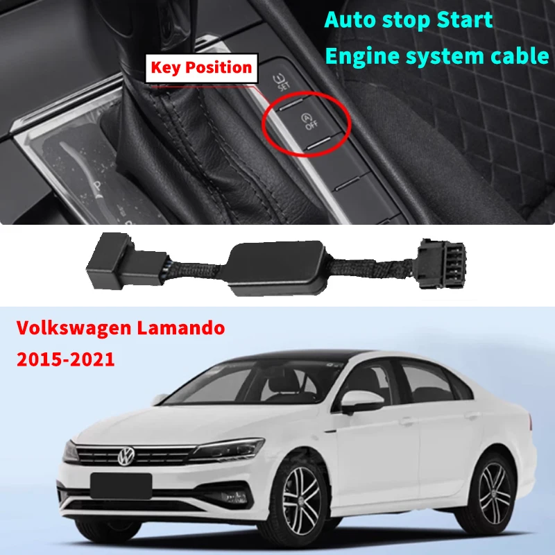 

For VW Volkswagen Lamando 2015-2021 Car Automatic Stop Start Engine System Off Device Control Sensor Plug Stop Cancel