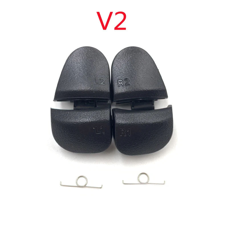 1 مجموعة L1 R1 L2 R2 أزرار الزناد + الينابيع ل PS5 تحكم غمبد إصلاح جزء ل PS 5 V1 V2 V3 مع حامل LR