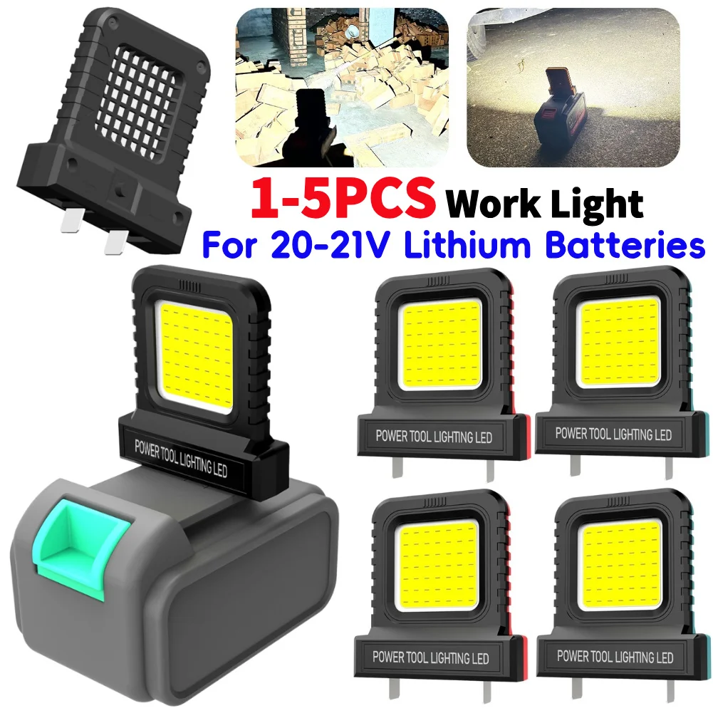 

1-5Pcs 14W Inspection Lights with 2 Modes Lighting Lighting Long-Lasting Strong Light Work Lights For Car Repair Camping Fishing