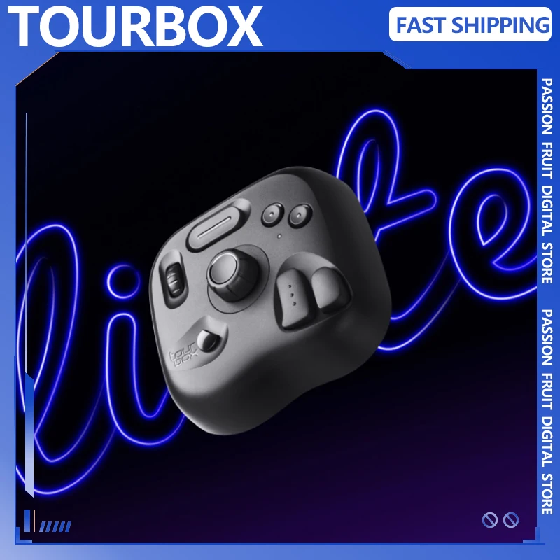 

TourBox Lite Mini Keyboard Wireless Bluetooth Custom Drawing Board Portable Multilingual Designer Keyboards Keypad One Handed