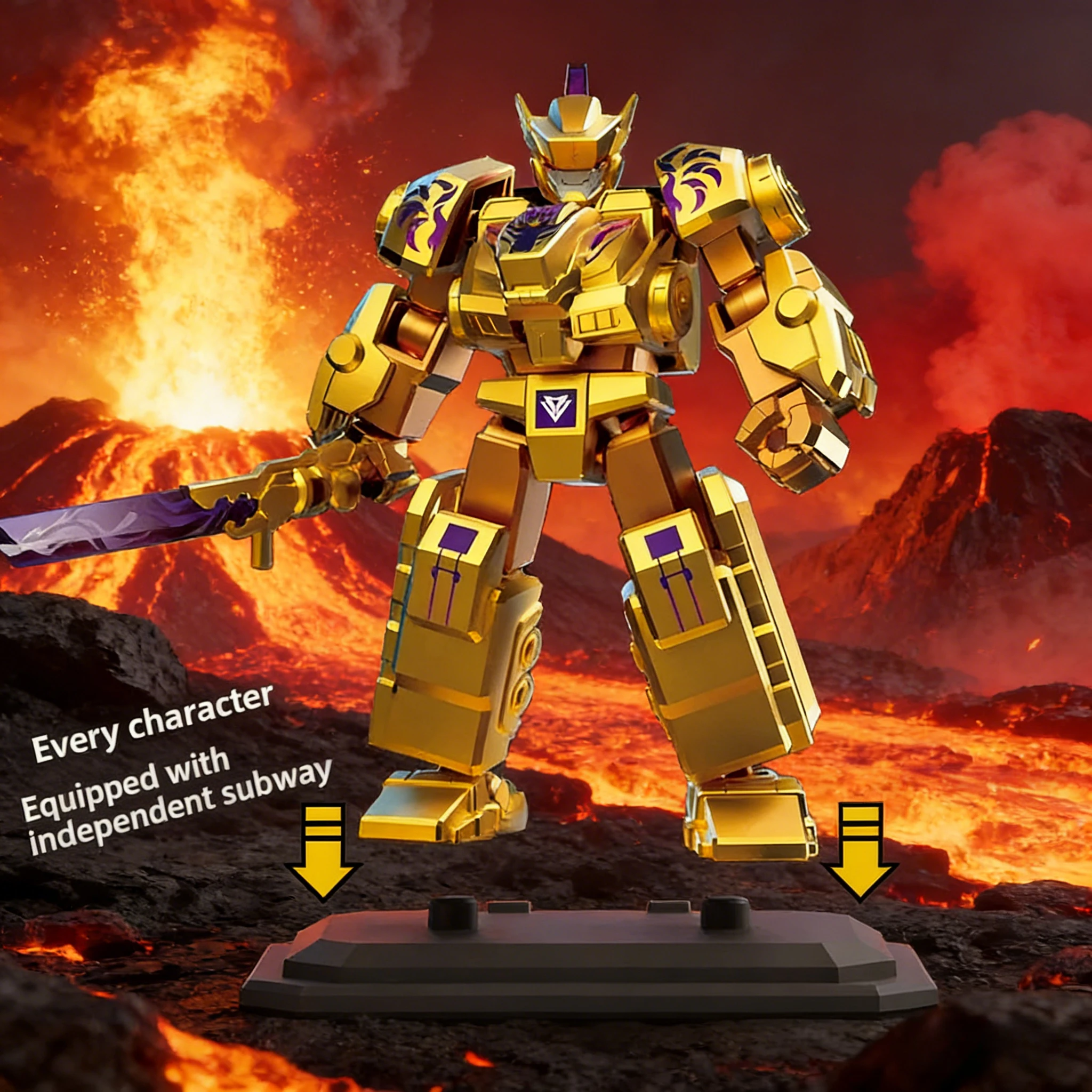

AULDEY Quantum Team Guardians Battle Warriors Popular Boys Remote Control Dinosaur Set Rechargeable RC Robot with Flashing Eyes