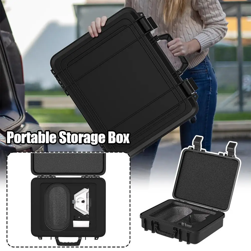 For Starlink Mini Outdoor Portable Travel Storage Bag Protective Shell Waterproof Shockproof Wear-resistant Storage Suitcase