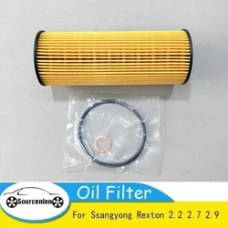 Oil Filter Service Kit for Ssangyong Rexton 2.2 2.7 2.9 Oem:1621803009 16218-03009