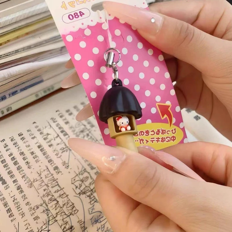 Liontin Hello Kitty 2025 baru, sudah luar produksi, Trichola Guli, liontin cantik, gantungan kunci, liontin tali, gesper tas ransel, hadiah untuk perempuan
