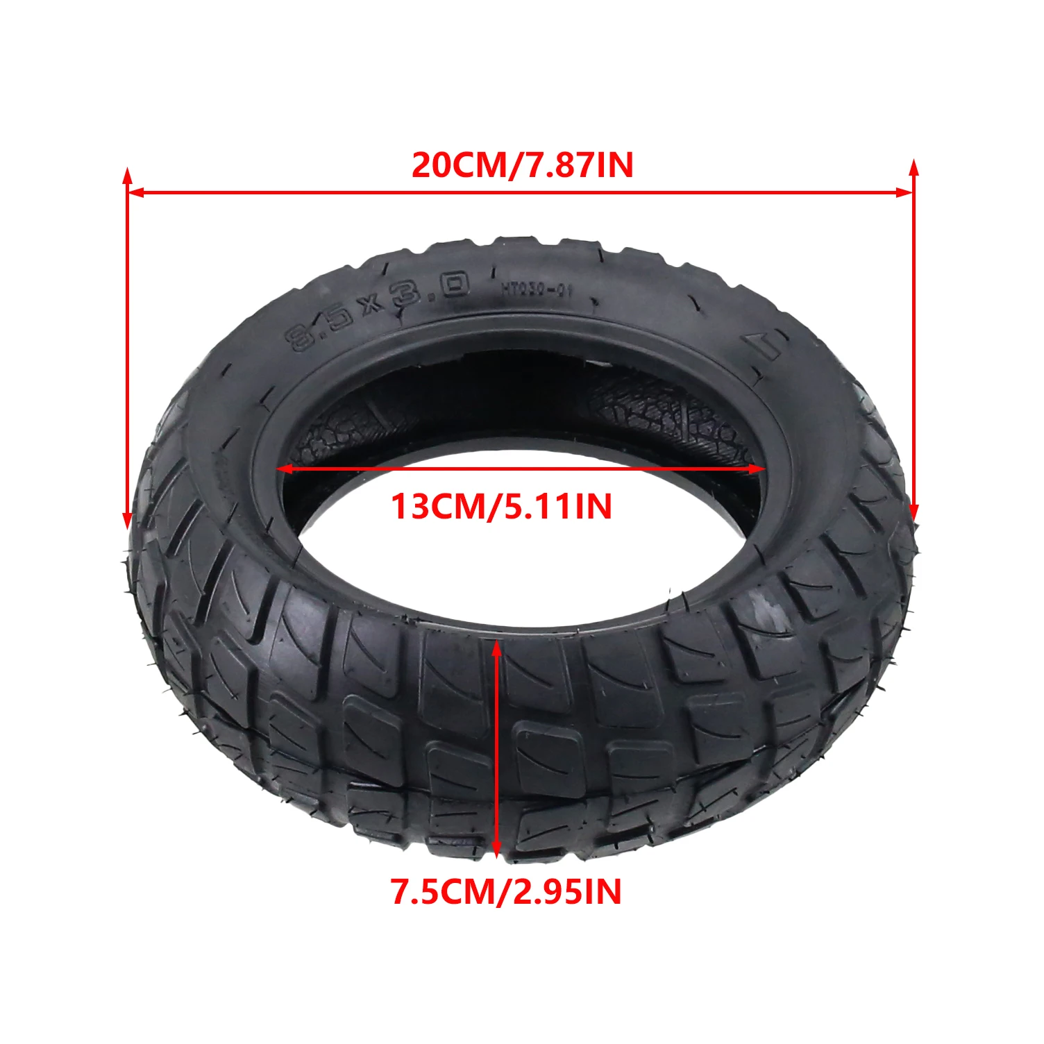 8.5 بوصة 8.5x3.0 المدينة/الطرق الوعرة الأنبوب الداخلي للإطار الخارجي لـ Vsett 8 9+ Zero 8 9 Kugoo Kirin G2 Pro إطار عجلة سكوتر كهربائي #5