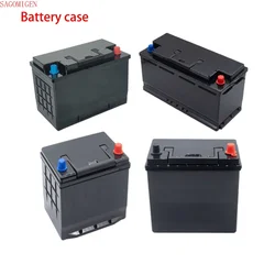 12V 24V Car Starter Battery Boxes Waterproof Plastic Case 3S Li-ion 4S Lifepo4 Battery Case High Current Copper Binding Posts