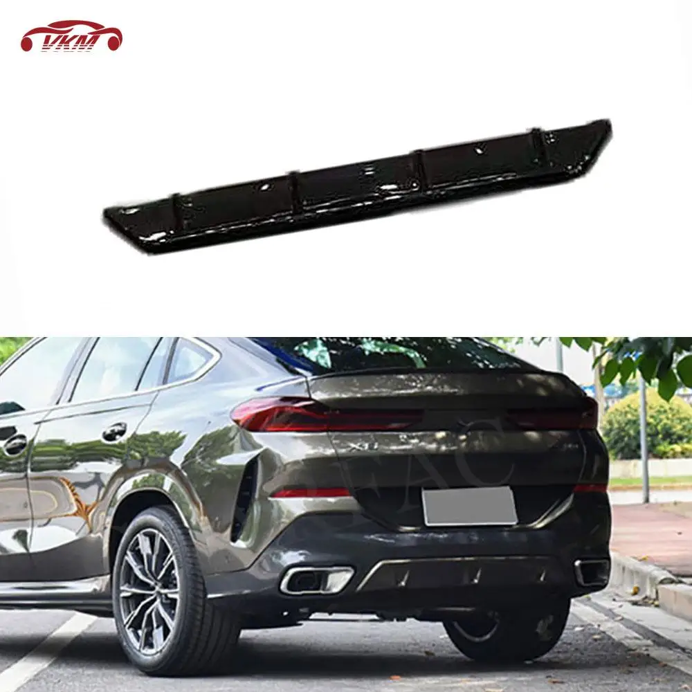 

Rear Diffuser Back Bumper Guard Protector Lip Chin Splitter Spoiler For BMW X6 G06 LCI Sport 2023+ ABS Body Kits Car Styling