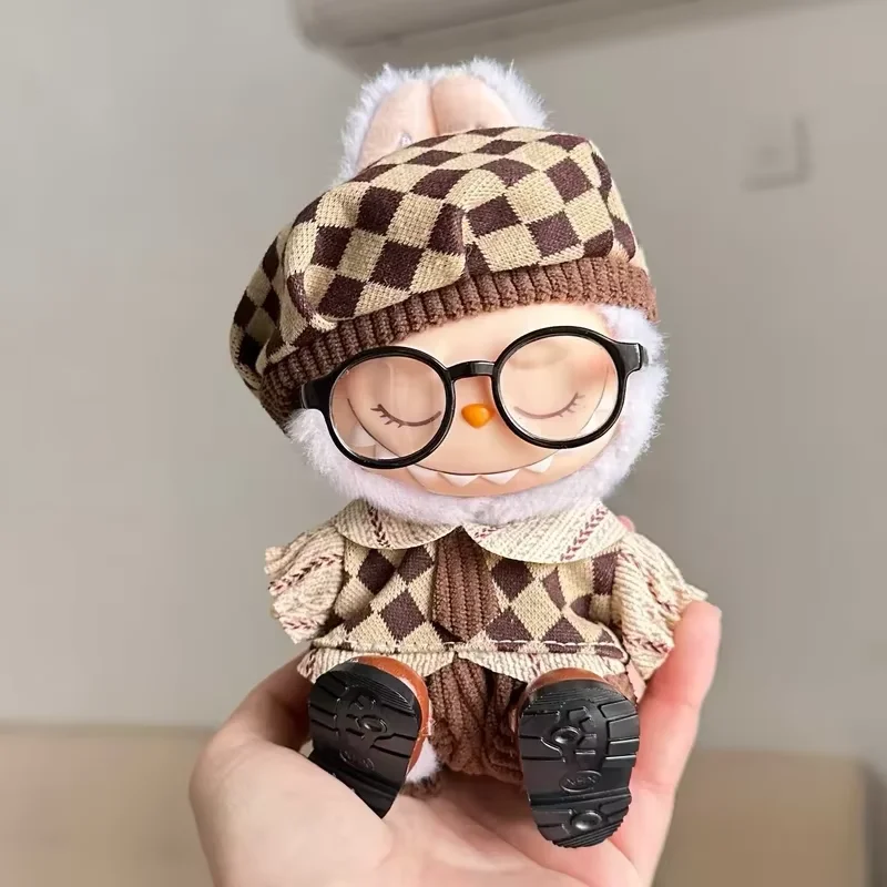 

Мини-кукольная одежда, аксессуары для 15-17 см, Labubu Idol V1 V2, стильный наряд, спортивный костюм для отдыха, одежда в подарок