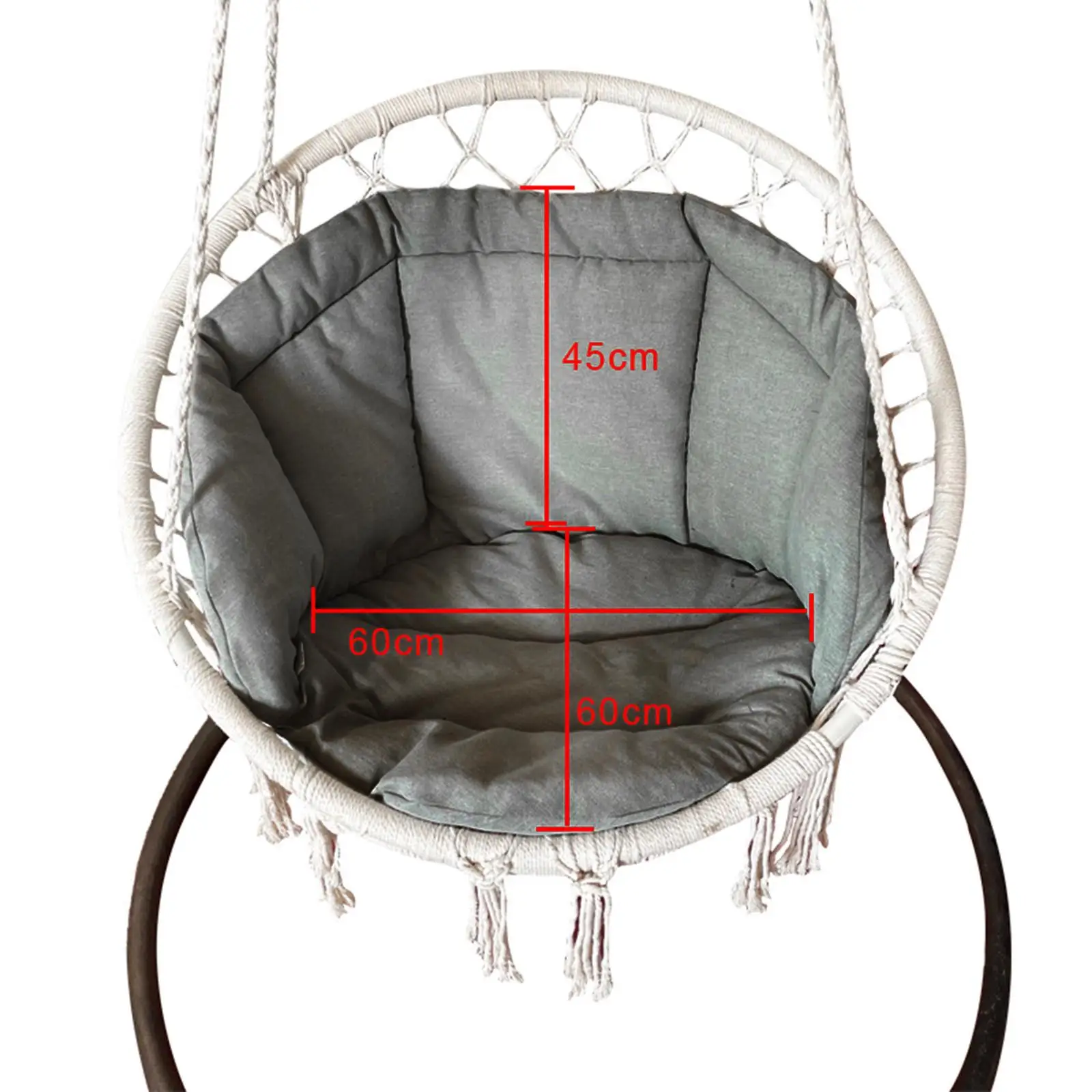 Swing Seat Cushion Comfortable Hammock Chair Cushion Thicken Outdoor Hanging Chair Cushion for Indoor Swing Swing Chair