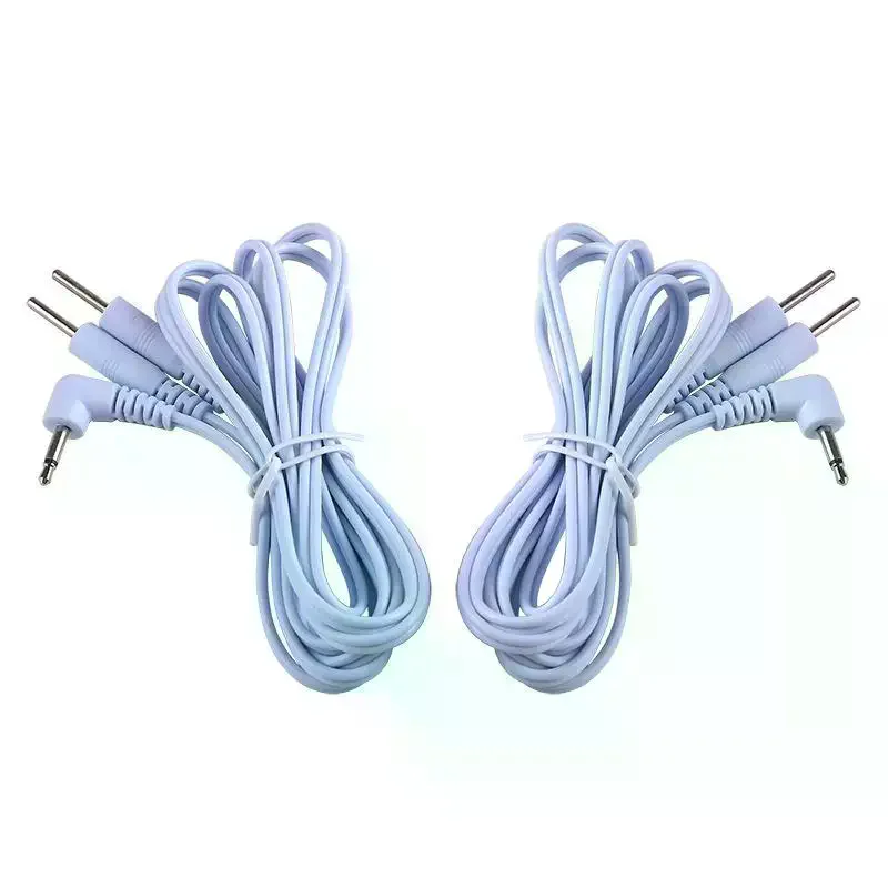 2-Way/4-way 2.0/2.5/3.5mm Plug Wires For Massager Electrical Nerve Muscle Stimulator Electrode Cable Line For Electrode Pads