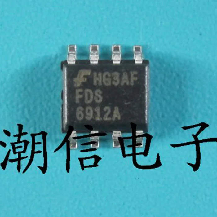 5PCS/LOT 6912A FDS6912A SOP-8 New LCD Power Supply Chip