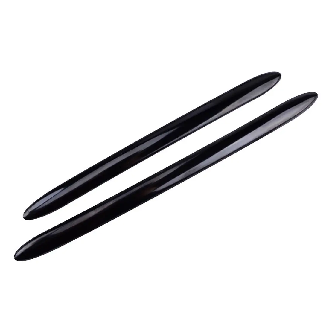 Gloss Black Stainless Steel Door Handle Stripe Trim Cover For BMW 5 Series F10 F11 2010-2016