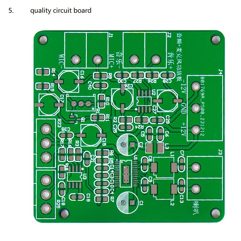 Audio Microphone Amplifier Board NE5532 Preamplifier Kit Electronic DIY Welding Assembly Training Production Filter