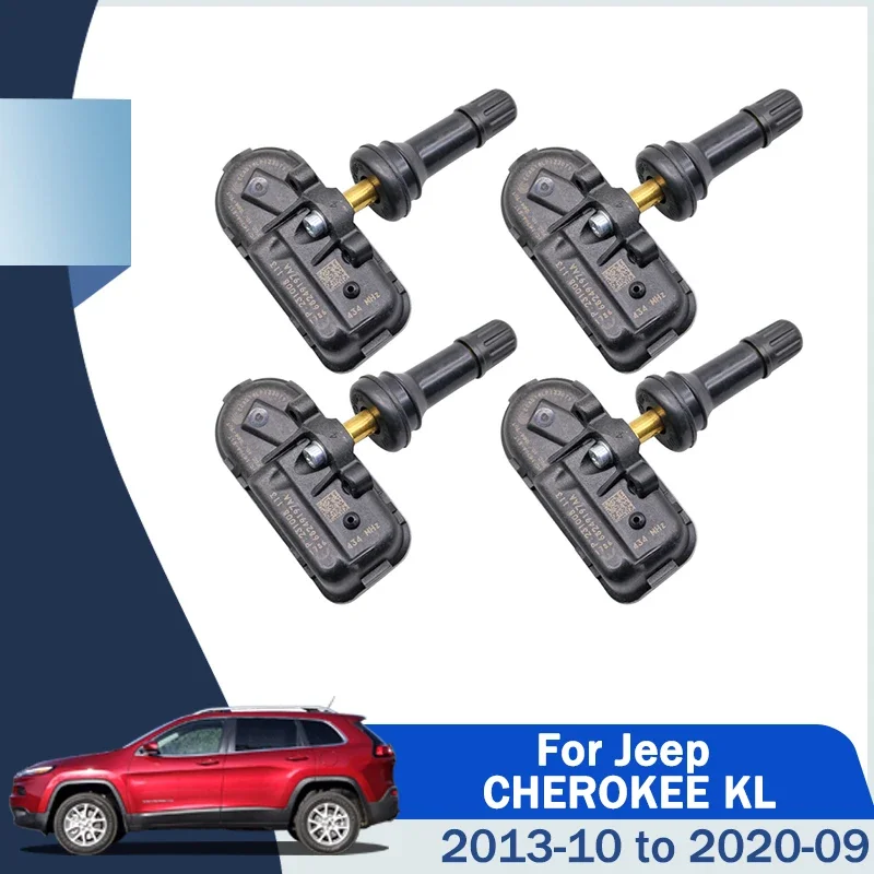 4 Stück für Jeep Cherokee 2013-2020 TPMS 434MHZ Reifendruckkontrollsensor 68249197AA 68239720AB 68239720AC