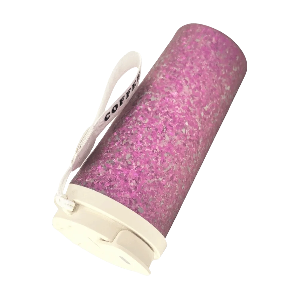 Sequin Titanium Insulated Cup Double-drink Leak-Proof Coffee Cup Vacuum Reusable Coffee Tumbler Office