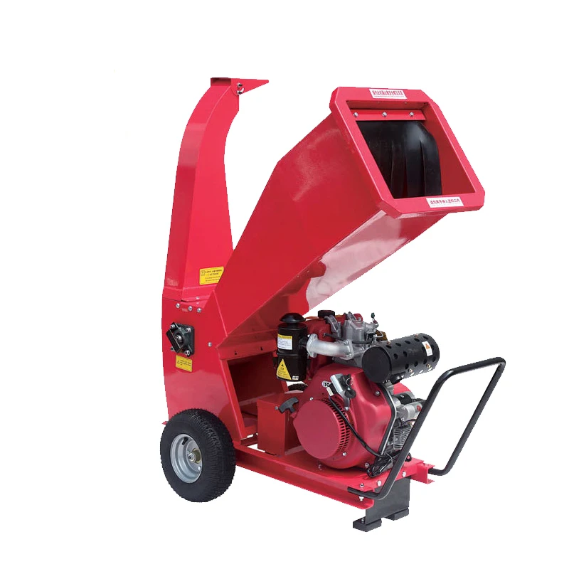 Kesen 15HP Drum Chipping Movable Petrol Powered Wood Chipper Tree Wood Chipper Garden Shredder Wood Chippers