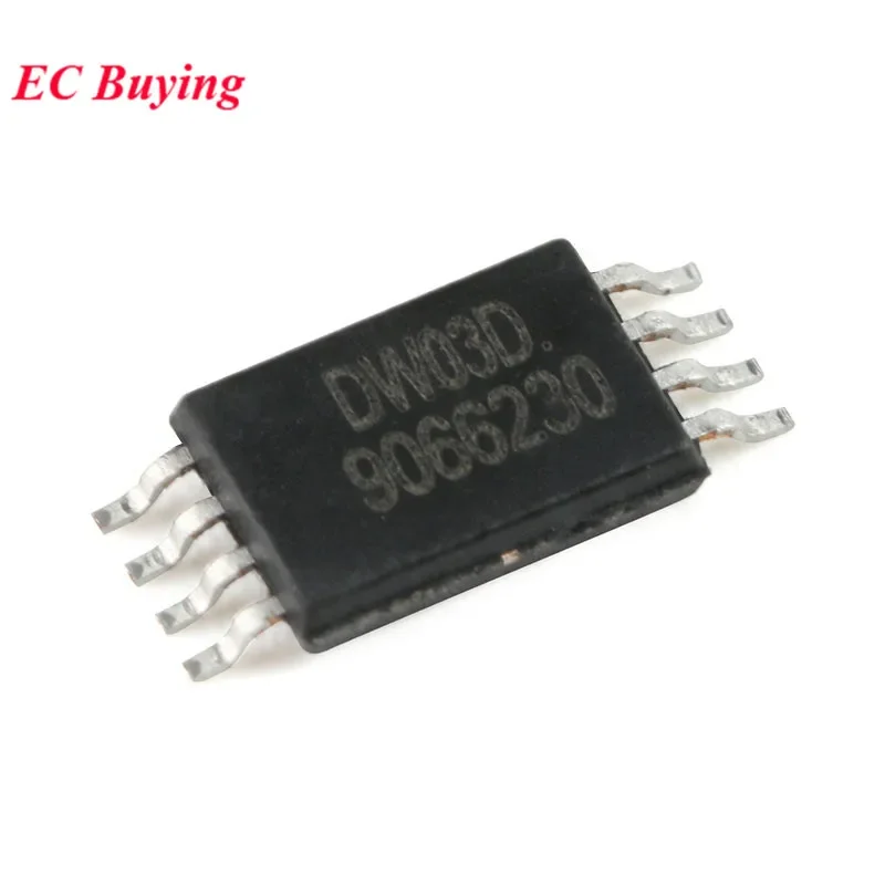 10Pcs/5pcs DW03D TSSOP-8 DW03 TSSOP8 Two-in-one Lithium Battery Protection IC Chip Controller New Original
