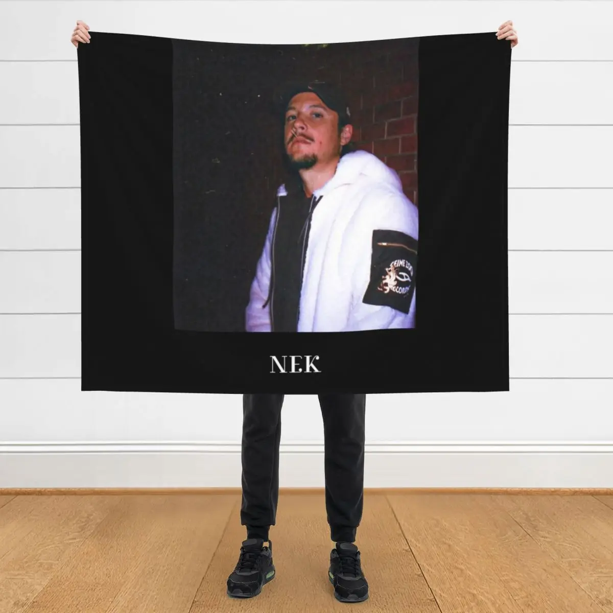 

Nekfeu Throw Blanket Flannel Fabric Kid'S funny gift wednesday Blankets