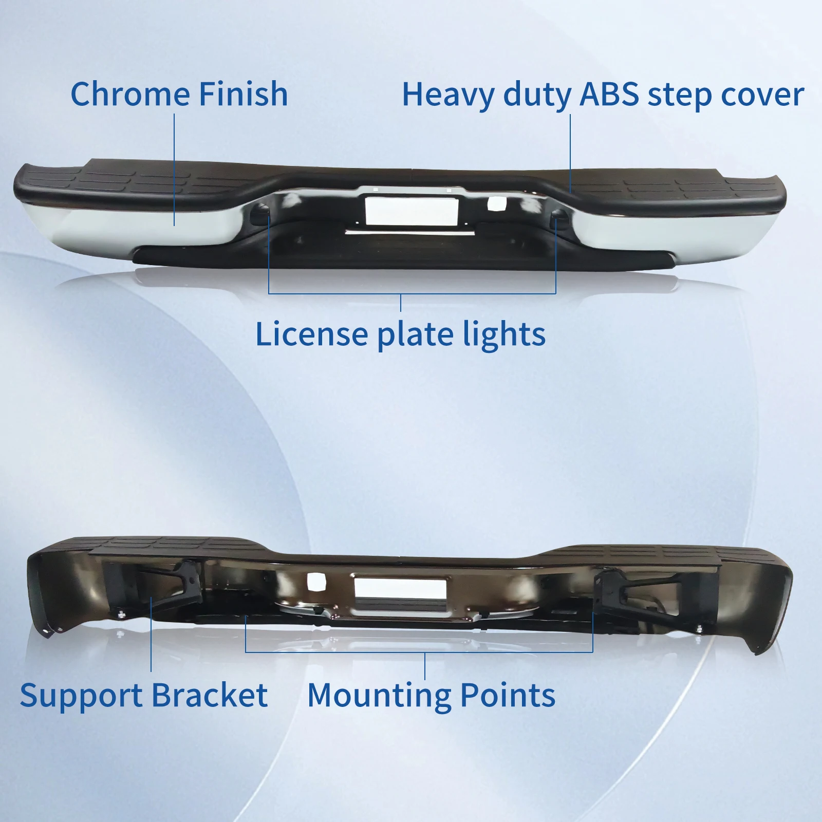 المصد الخلفي لفتحة مستشعر 99-07 Silverado/Sierra 1500 2500 W/O
