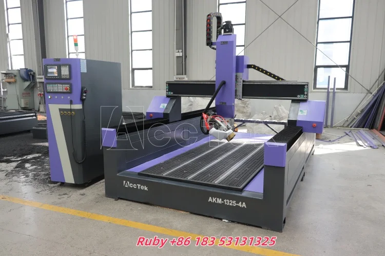 2025 New Type 4x8 Feet CNC Router 1325 CNC Router Engraving Machine 4 Axis CNC Wood Router Carving Machine For Sale