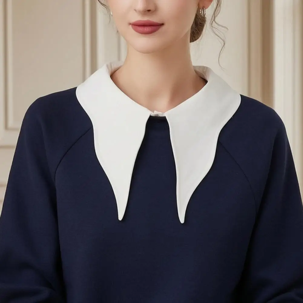 Detachable Fake Collar for Women, Adjustable Shirt Collar Decorative Layering Accessory for Sweaters And Crew Neck Tops