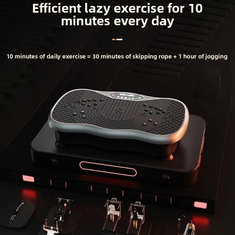 Fat Shake Device Fitness Massager Wireless Music Intelligent Portable Vibration Plate Body Building Body Shaping Workout Tool