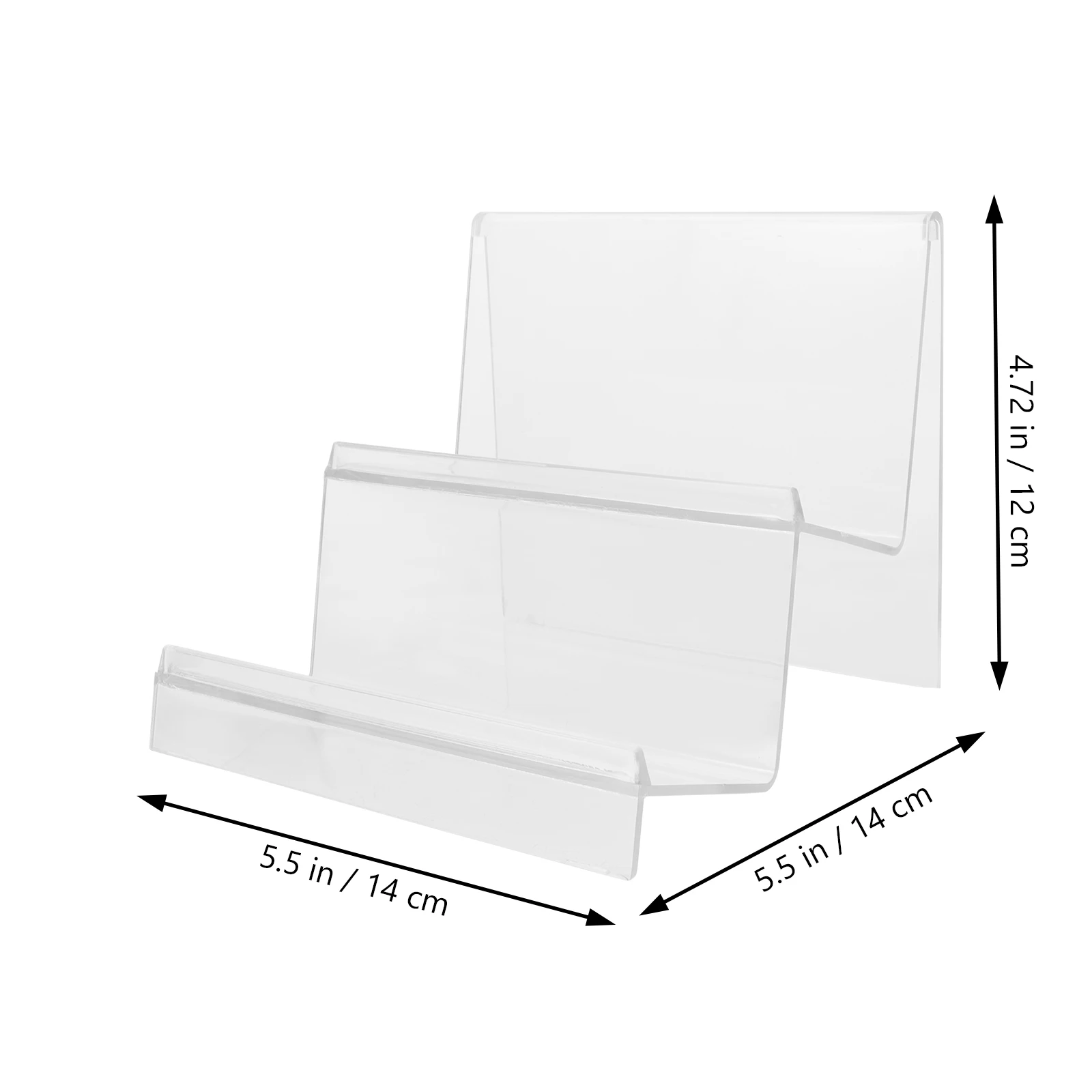 

2Pcs Clear Acrylic Handbag Purse Display Stand Wallet Holder Organizers Jewelry Rack Storage Sturdy Practical Home Shopping
