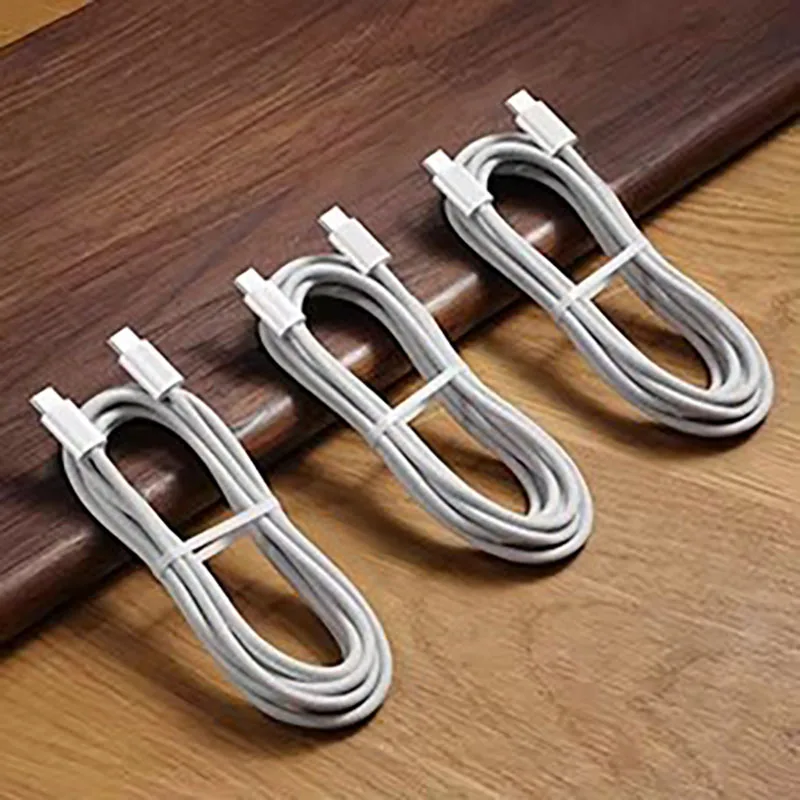

1/3 Pcs 66W 1m/1.5m/2m Braided Fast Charging Data Cable Dual Type C Mobile Phone Spare Parts Charging Cable for Samsung iPhone