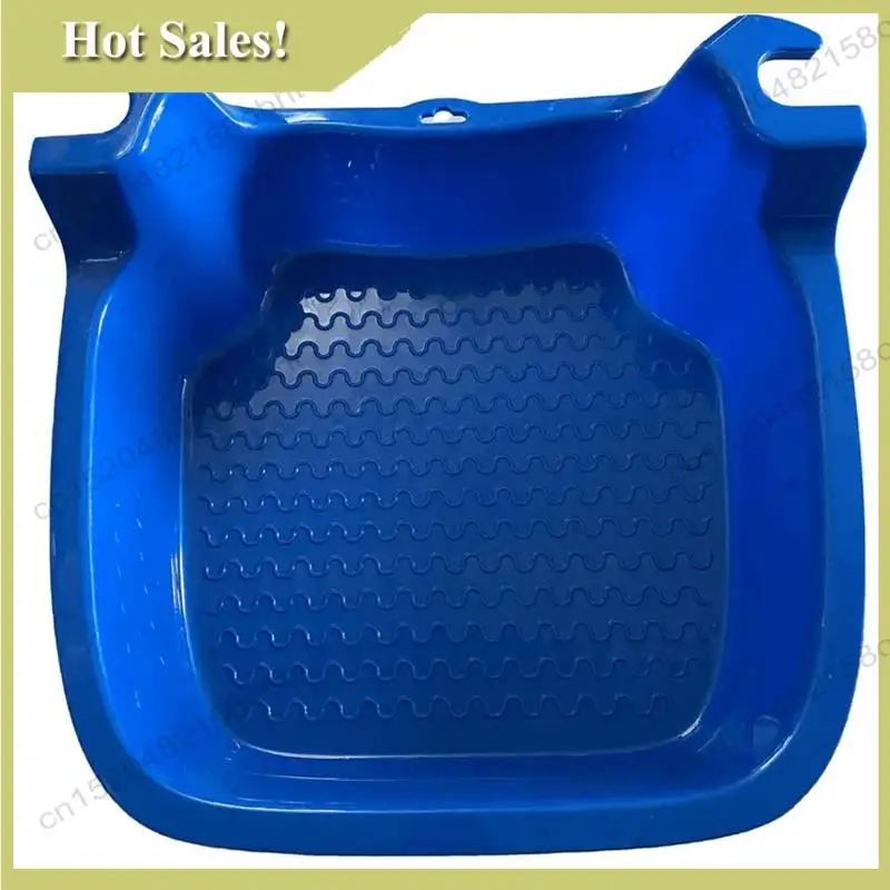 

-PQWN Pool Foot Bath, Non-Slip Footbath Tub, For Above Ground Swimming Pools, Spas To Wash Feet Sand, Mounted On Pool Ladder