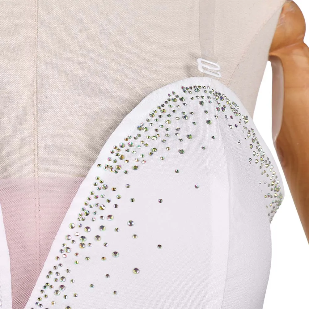 تمويه شريرة ​ 2 Glinda فستان رقص وردي معطف شبكي تنورة بيضاء مجموعة ملابس أزياء الهالوين كرنفال حفلة النساء