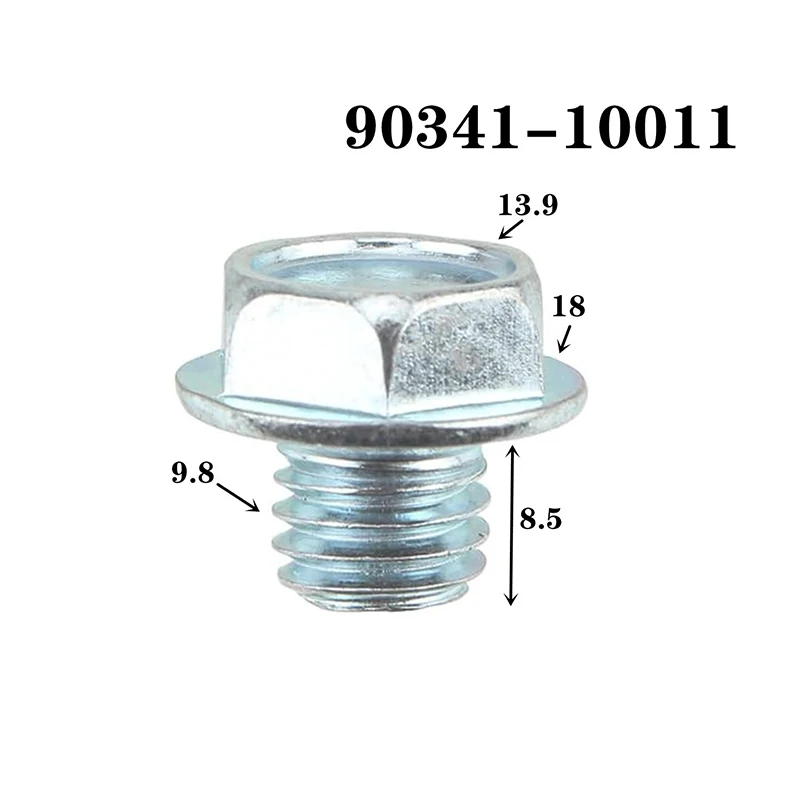 90341-10011 2 sets of oil drain screw washers suitable For Toyota Lexus gearbox 9034110011 35178-30010