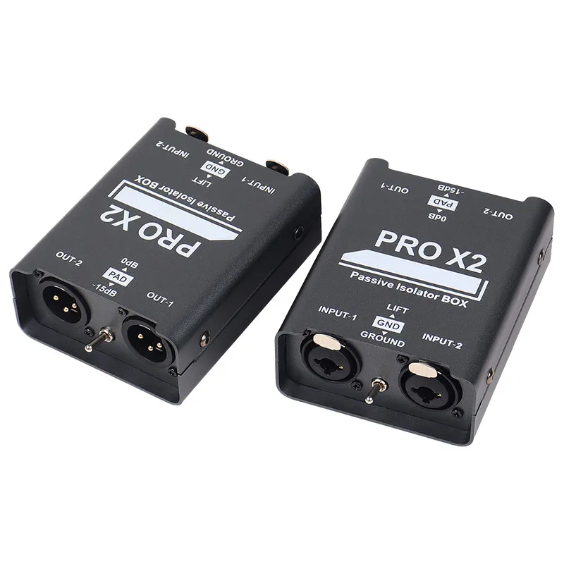 

Профессиональный аудиоизолятор, низкий уровень шума, подавление земляных петлевых помех, фильтр защиты от помех