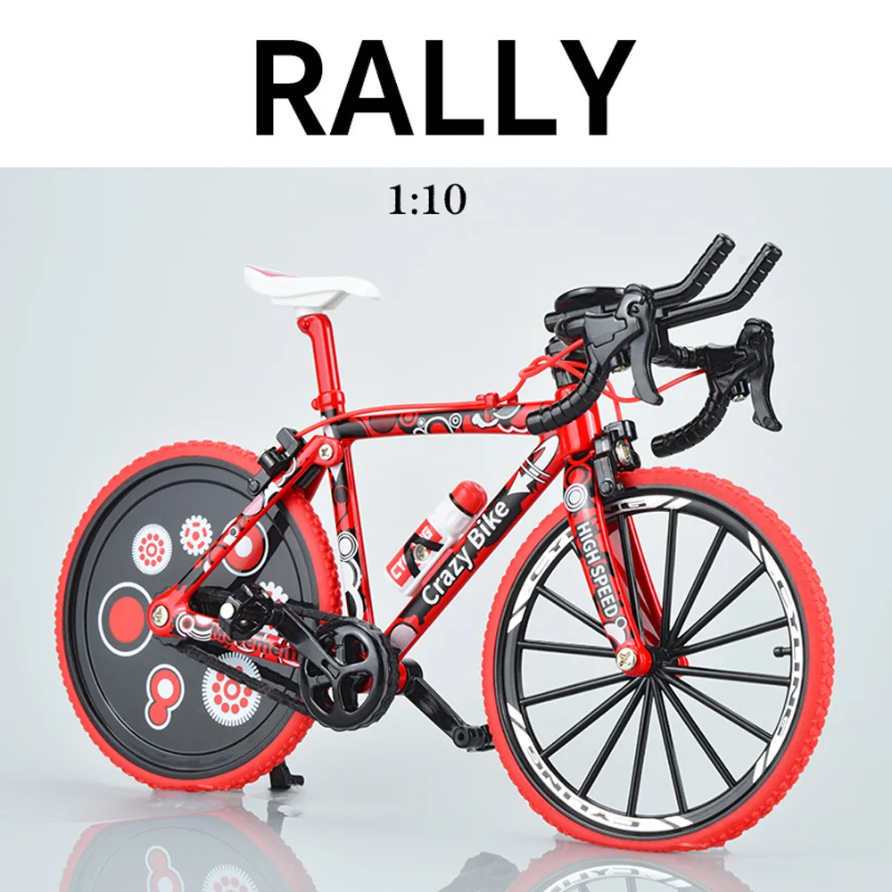

Модель велосипеда из сплава в масштабе 1:10, реалистичная копия гоночного велосипеда, коллекционная игрушка-транспорт для мальчиков и детей, подарок для демонстрации HG26