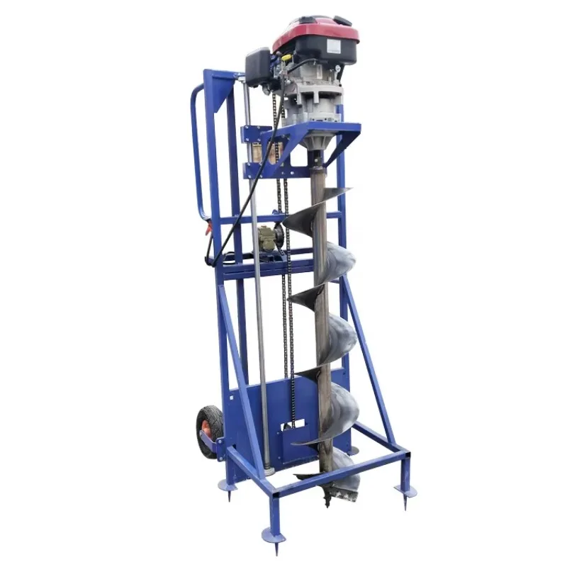 

【Хит продаж】 Профессиональная портативная буровая установка на стойке, прямые поставки с завода, производитель из Китая, буровая машина для земляных работ/экскаваторов