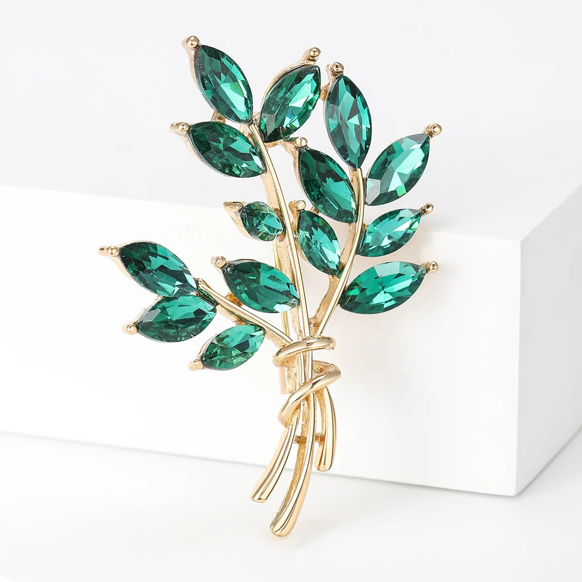 2026 New Hot Selling Creative Crystal Wheat Ear Brooch view 2