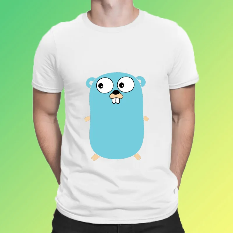 Golang Programming programmer IT CS Fun graphics Fashion Street wear trend Harajuku Summer Men women universal T-shirt